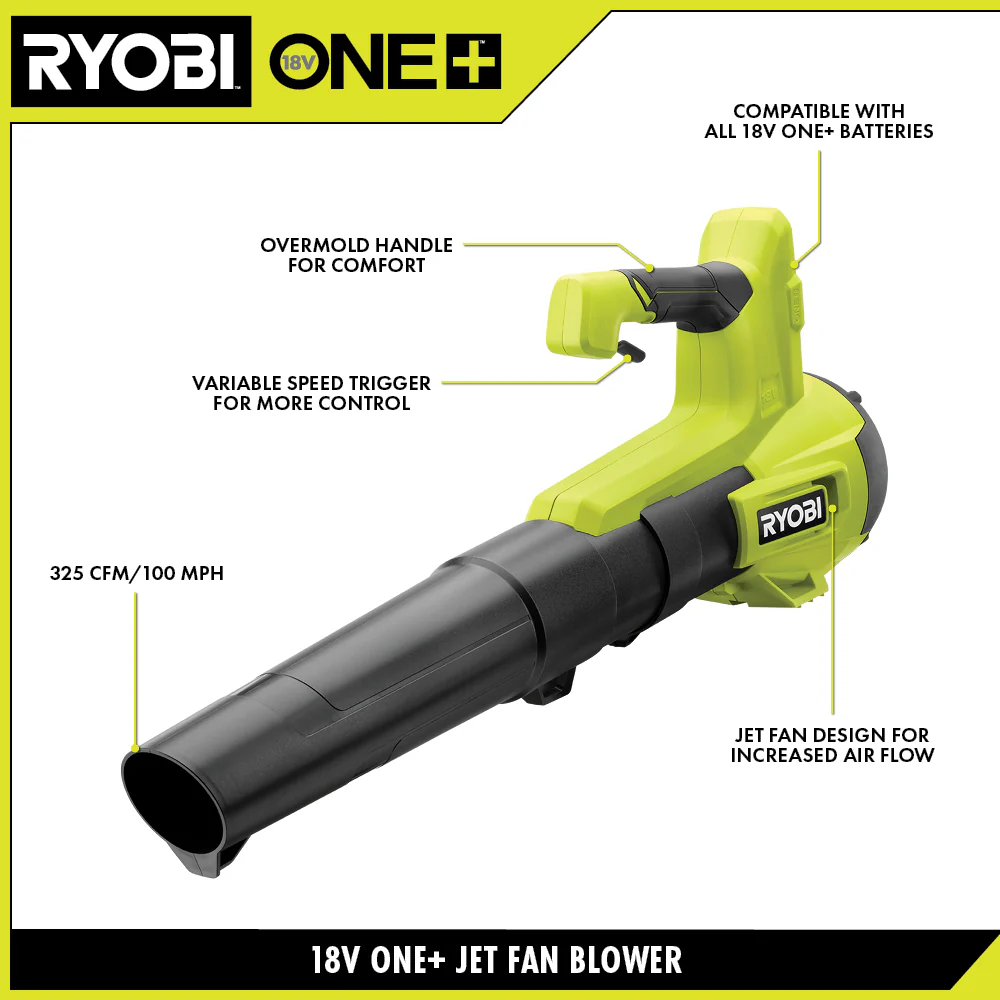 18V ONE+ 325 CFM JET FAN BLOWER KIT - Image 3