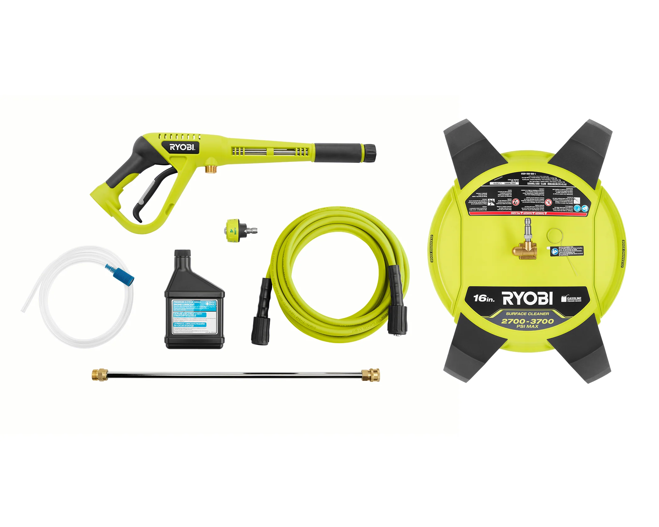 3400 PSI HONDA GC190 GAS PRESSURE WASHER With 16" Surface Cleaner - Image 5