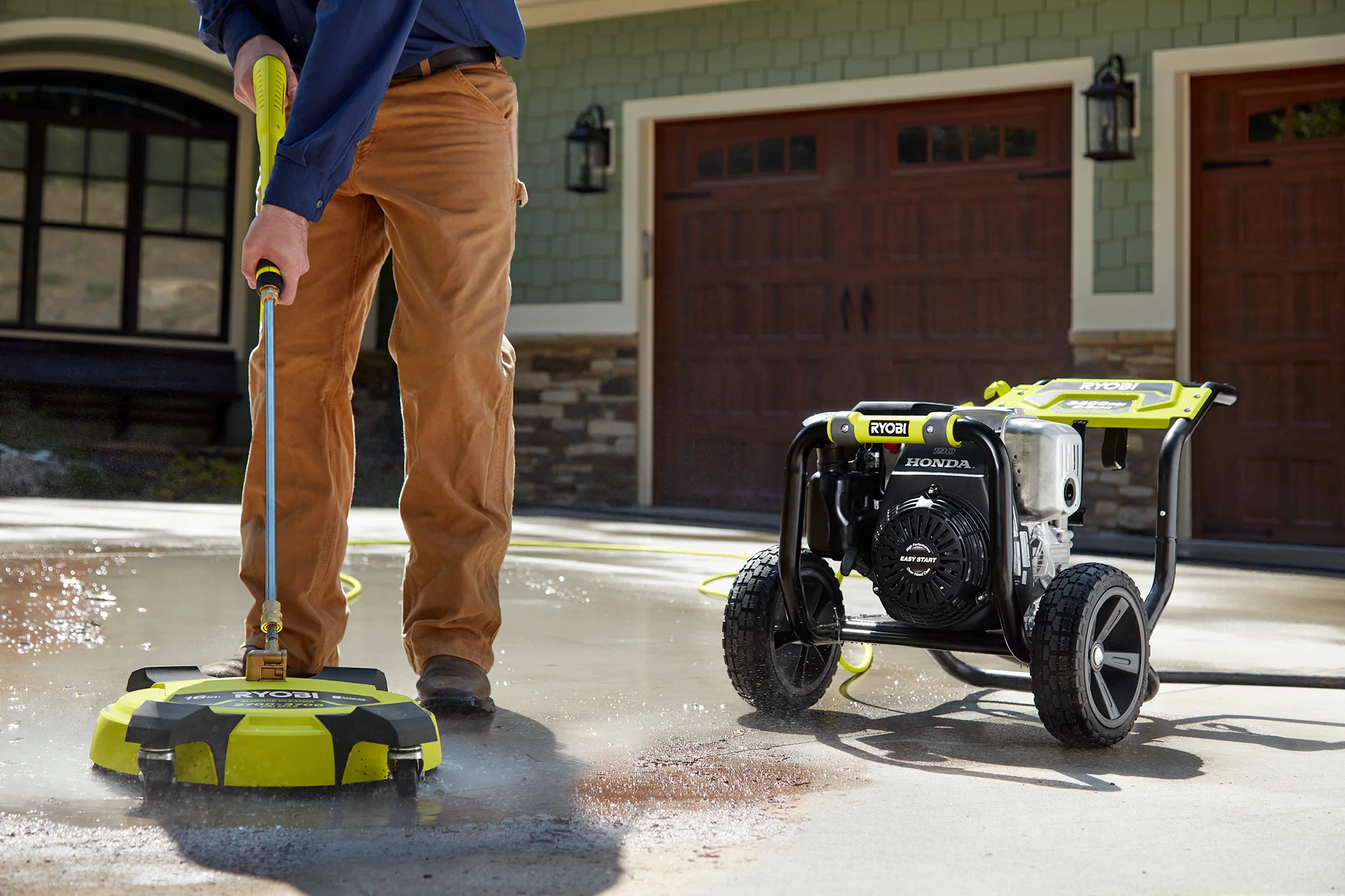3400 PSI HONDA GC190 GAS PRESSURE WASHER With 16" Surface Cleaner - Image 9