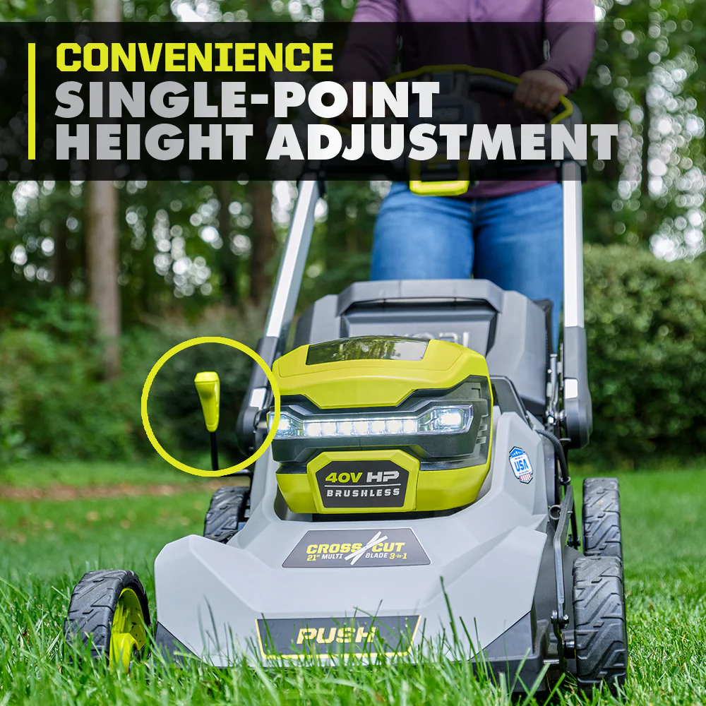 40V HP BRUSHLESS 21" MULTI-BLADE PUSH MOWER KIT - Image 9