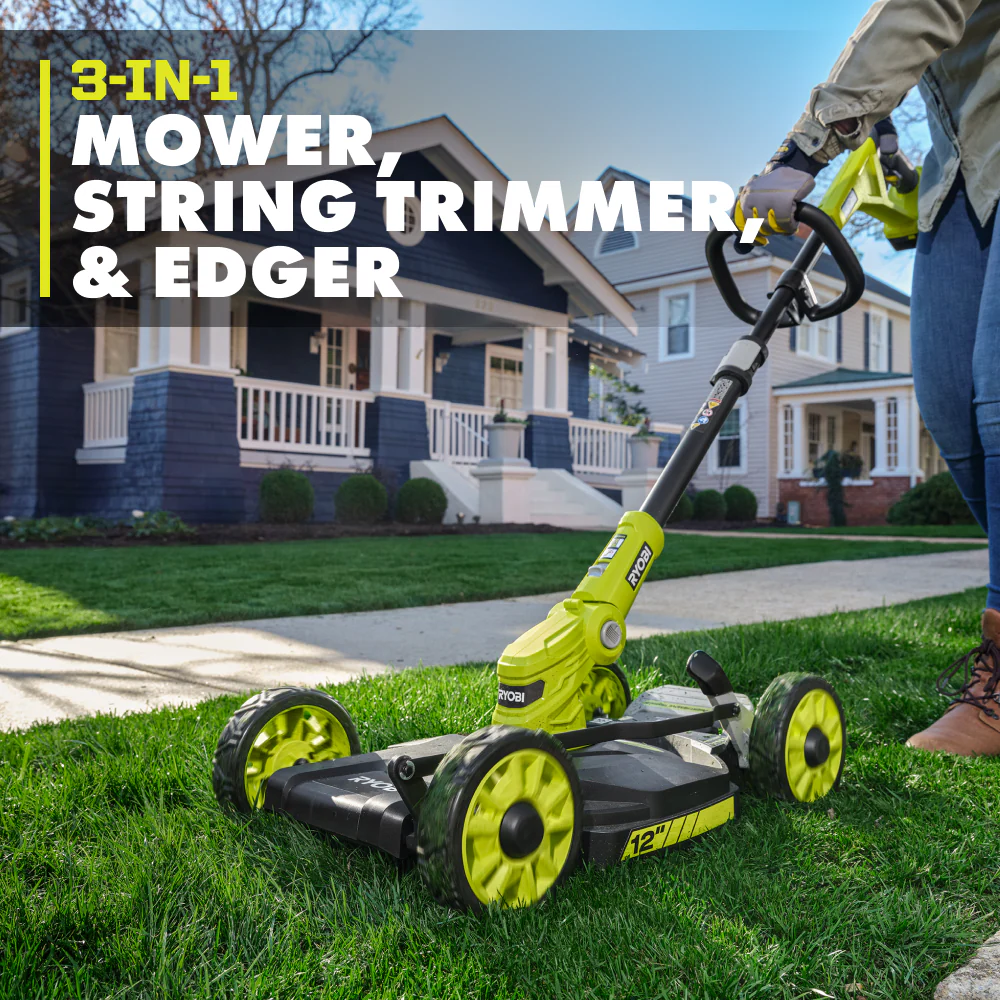 18V ONE+ 3-in-1 Mower, String Trimmer, and Edger Kit - Image 5