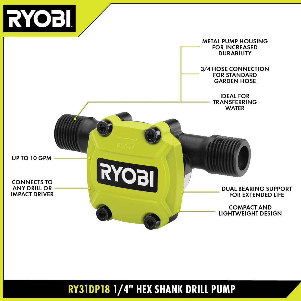 1/4" HEX SHANK DRILL PUMP - Image 3