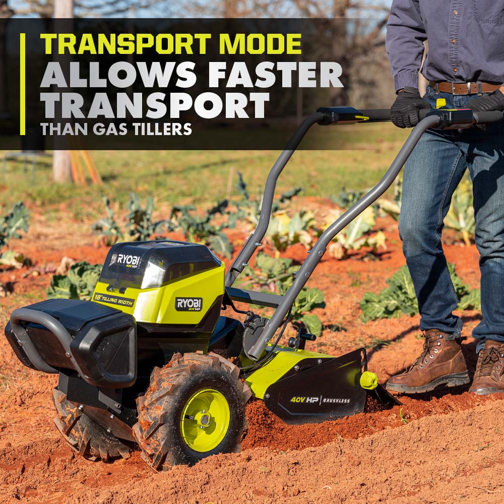 40V HP BRUSHLESS 18" REAR TINE TILLER KIT - Image 11