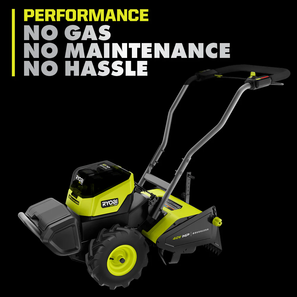 40V HP BRUSHLESS 18" REAR TINE TILLER KIT - Image 8
