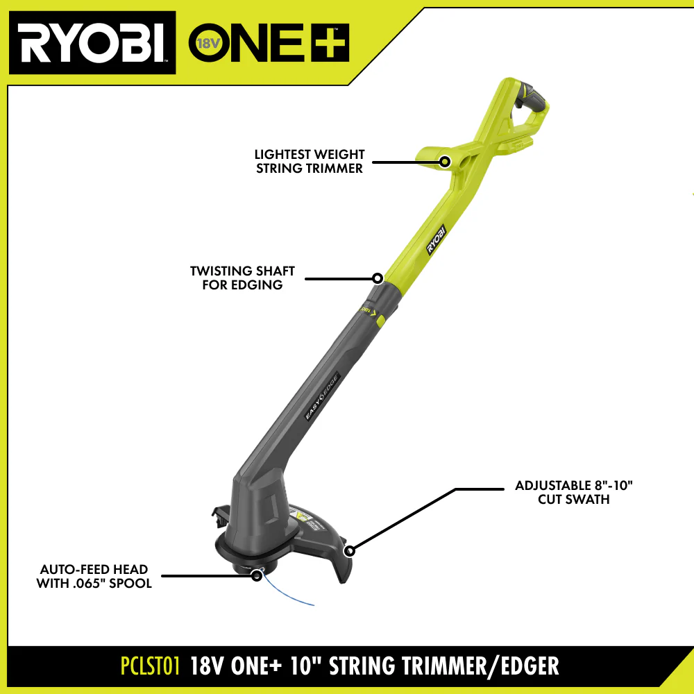 18V ONE+ 10” String Trimmer/Edger - Image 3