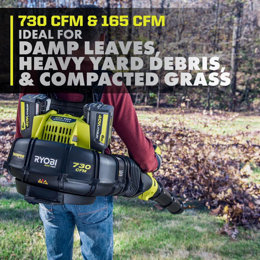 40V HP BRUSHLESS 730 CFM BACKPACK BLOWER KIT - Image 6