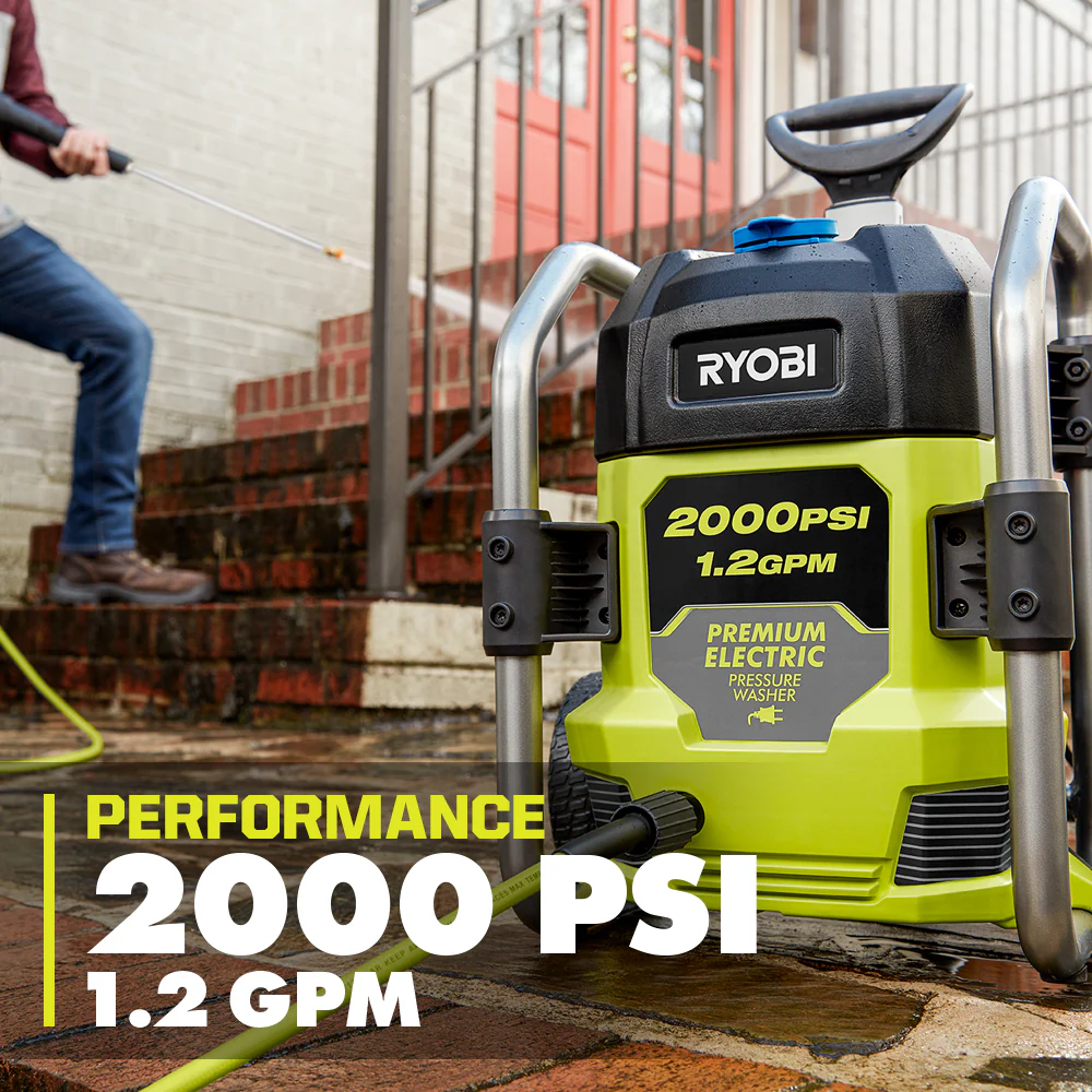 2000 PSI ELECTRIC PRESSURE WASHER WITH FREE 12" ELECTRIC PRESSURE WASHER SURFACE CLEANER - Image 5