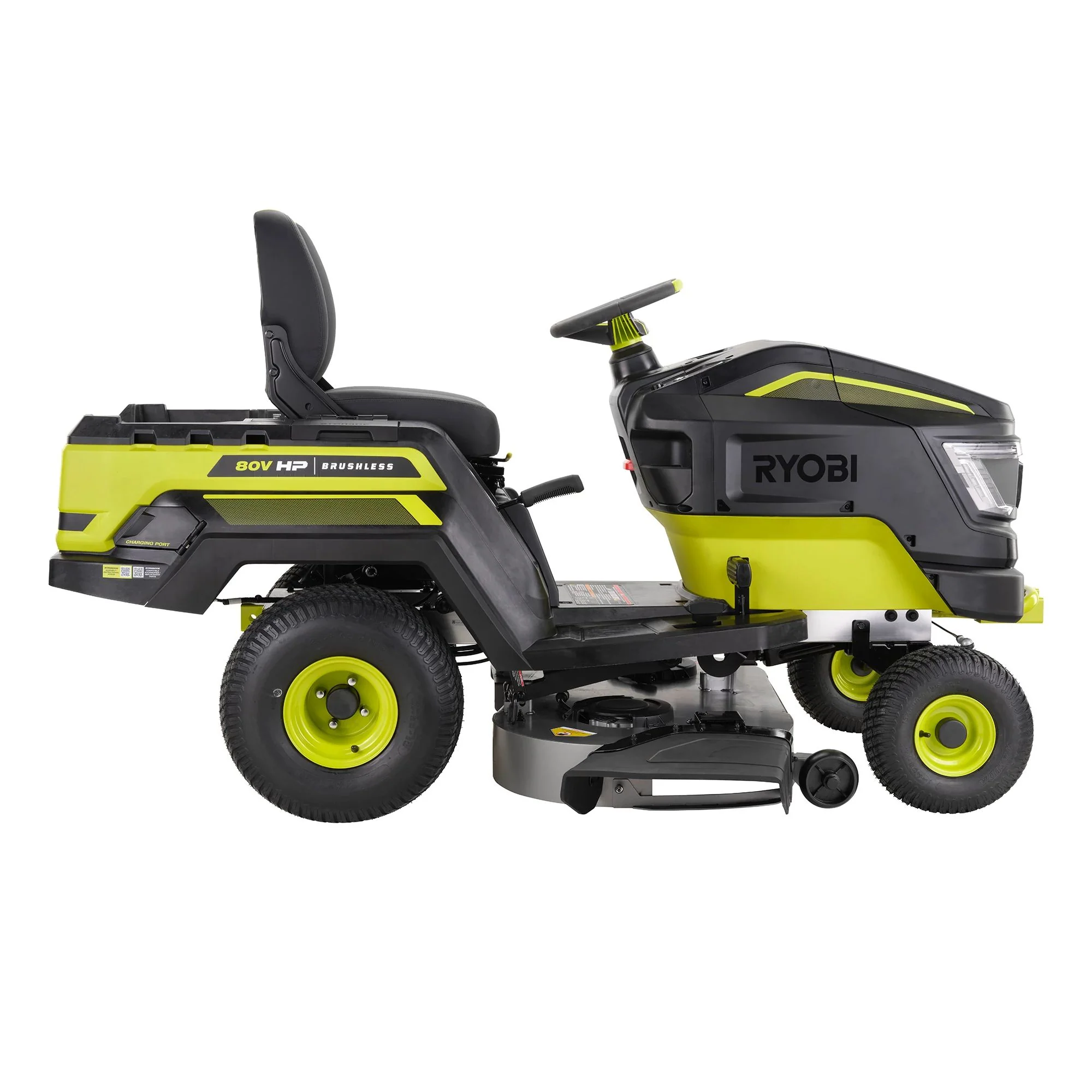 80V HP BRUSHLESS 42" BATTERY CORDLESS ELECTRIC RIDING LAWN TRACTOR KIT - Image 19