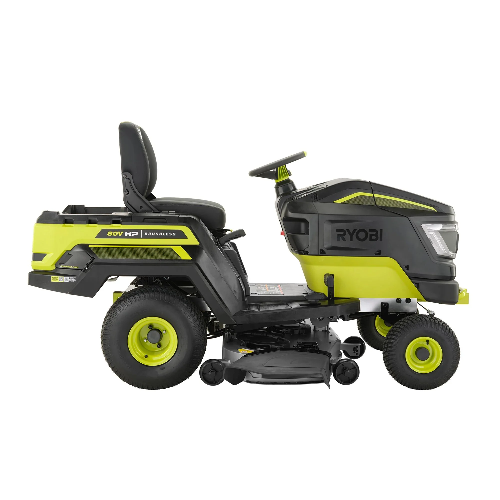 80V HP BRUSHLESS 46" BATTERY CORDLESS ELECTRIC RIDING LAWN TRACTOR KIT - Image 18