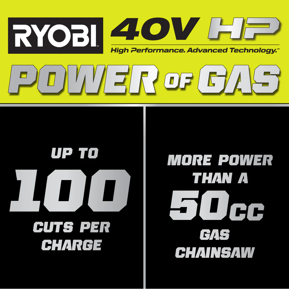 40V HP BRUSHLESS 20" CHAINSAW KIT - Image 2