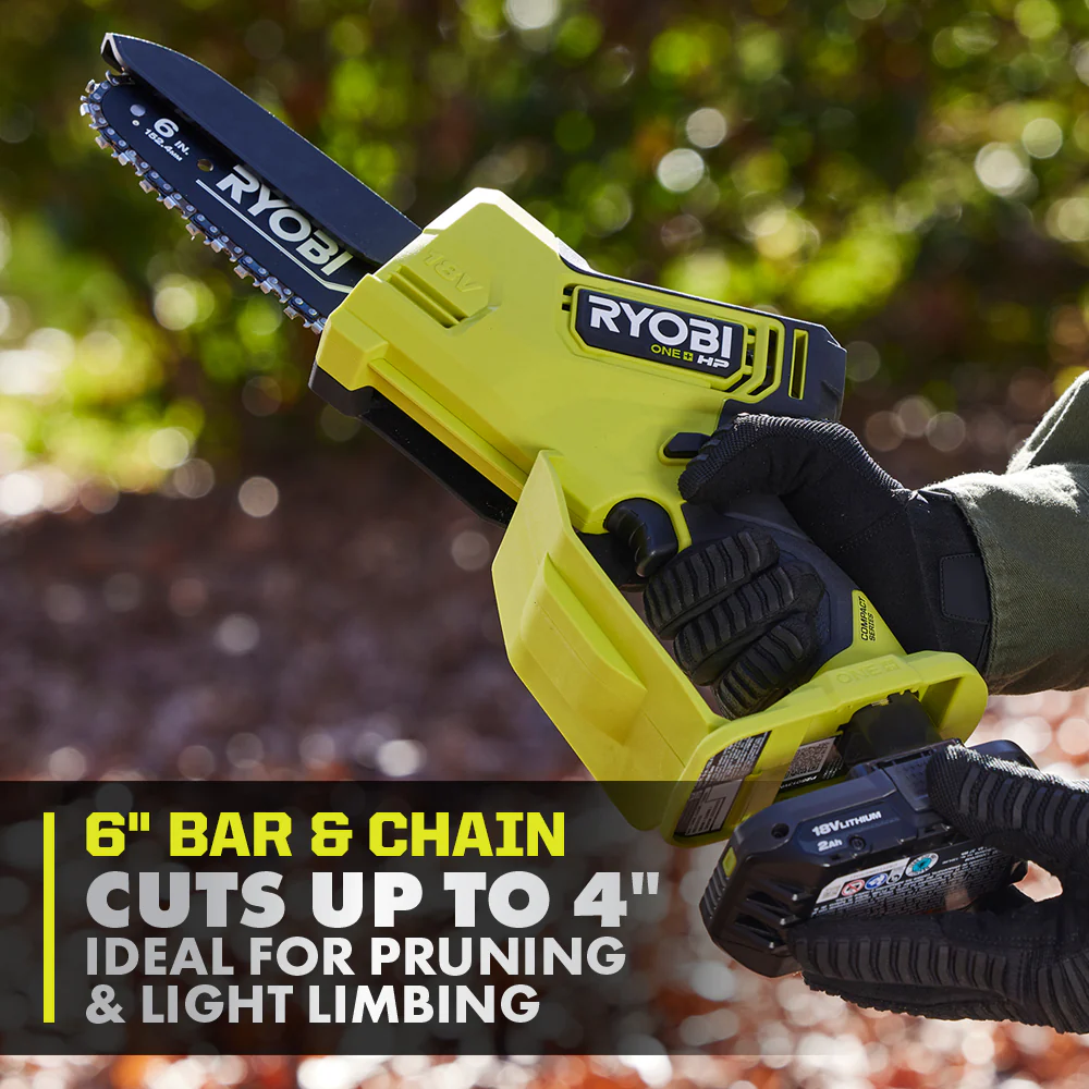 18V ONE+ HP 6" COMPACT BRUSHLESS PRUNING CHAINSAW - Image 3