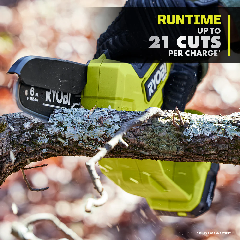 18V ONE+ HP 6" COMPACT BRUSHLESS PRUNING CHAINSAW - Image 6