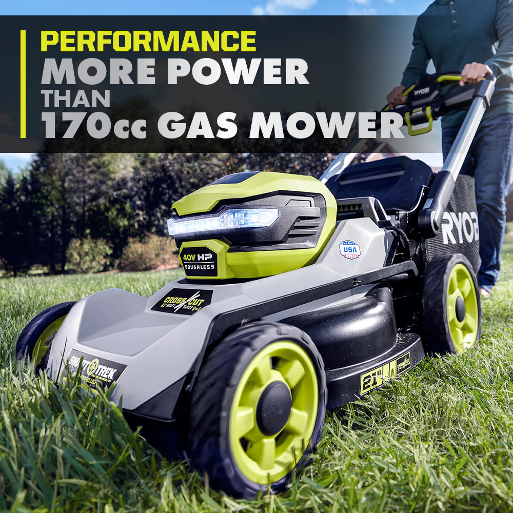 40V HP BRUSHLESS 21" SELF-PROPELLED MULTI-BLADE MOWER - Image 4