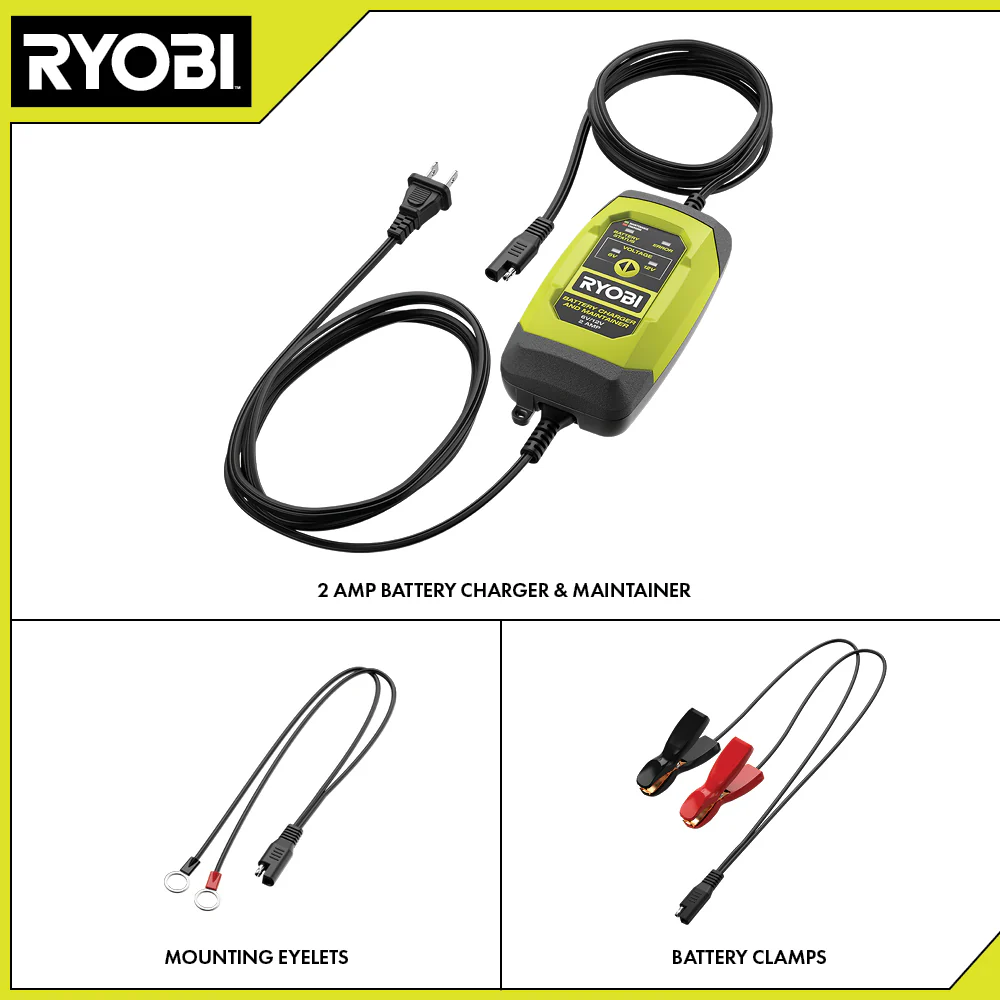 6V/12V 2 AMP BATTERY CHARGER & MAINTAINER - Image 2