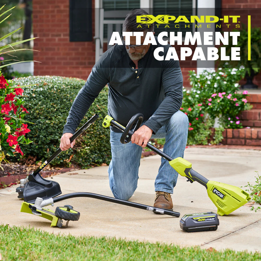 40V 15" Attachment Capable String Trimmer Kit - Image 7