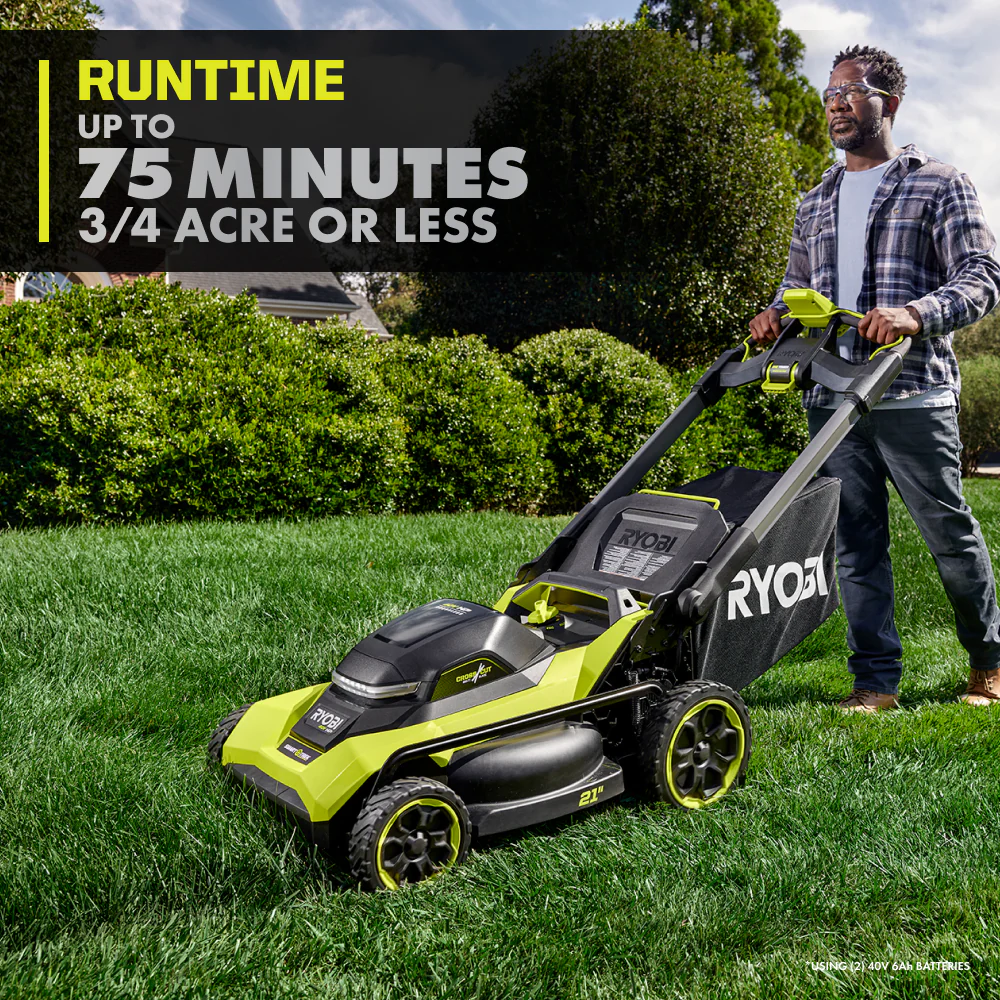 40V HP Brushless 21" Walk Behind Self-Propelled Lawn Mower w/ (2) 6.0Ah Batteries and Charger - Image 6