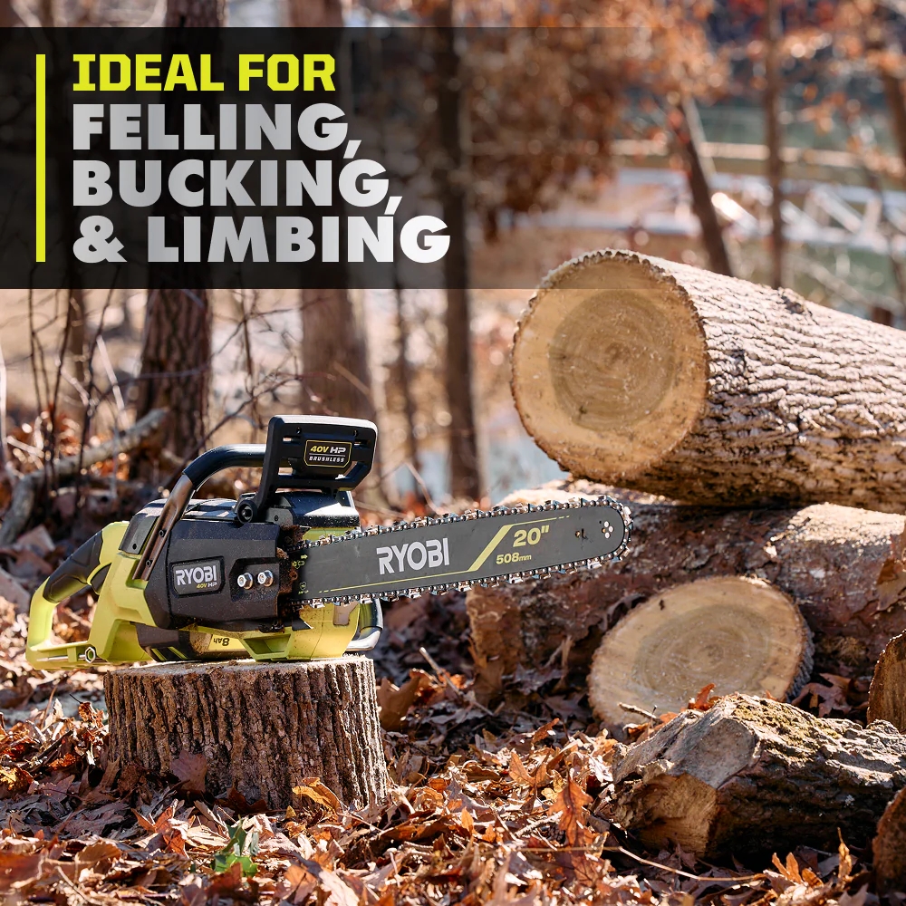 40V HP Brushless 20" Chainsaw Kit - Image 7