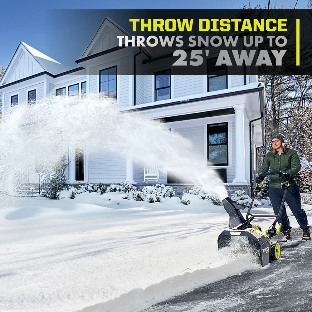 40V HP Brushless 18” Single-Stage Auger-Propelled Snow Blower Kit - Image 7